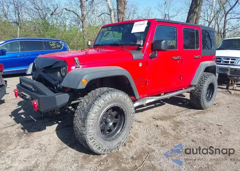 2016 Jeep Wrangler Unlimited Sport из США, поврежденный, VIN 1C4BJWDG7GL284395